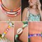 6000 Clay Beads Bracelet Making Kit – 24 Colors Flat Preppy Polymer Beads with Charms for Friendship Bracelets & Jewelry Making, Craft Gift for Girls Ages 6–12